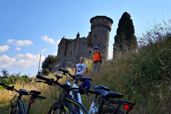 Enobike tour to Lake Corbara and Titignano Castle - Tenuta di Freddano: organic winery visit and tasting with local platters
