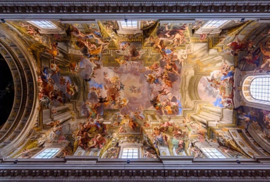 Eternal Rome: Exploring the city with Pantheon entry ticket - Chiesa Sant’Ignazio di Loyola: a Jesuit church stop with visual payoff