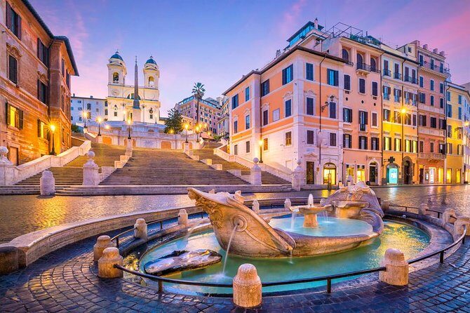 Evening Elegance: Romantic Rome by Night Private Tour with Driver - Piazza di Spagna and the Spanish Steps: stairs, viewpoints, and easy pacing