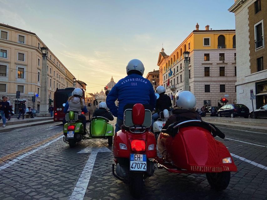 Evening Vespa Sidecar Tour with Gourmet Pizza Tasting - The Featured Pizza Stop at VICO Pizza & Wine, Palazzo Rondanini