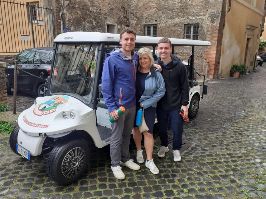 Exclusive 6 hours tour of Rome in Golf cart for Cruisers - Piazza Margana and the Jewish Ghetto Lanes: Rome Beyond the Postcard Route