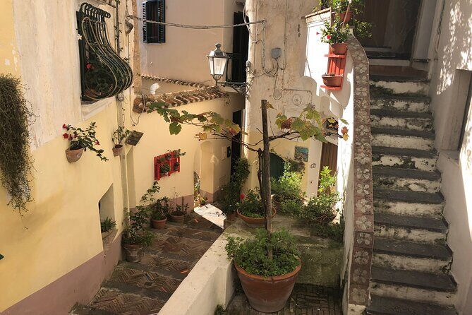 Exclusive Private Tour: Explore Pompeii and the Amalfi Coast - Sorrento: cliff views over Naples and an easy plan for shopping and lunch