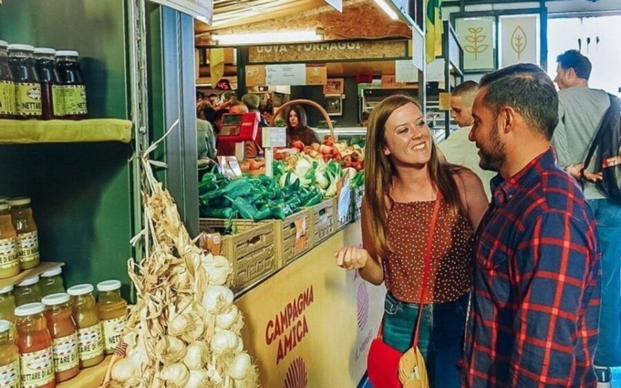Farmers Market Shopping and Roman Full Course Class - SHARED - Prosecco and antipasti: the calm start before the stove