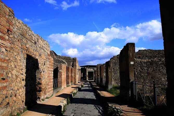Fast Access Exclusive Private Ancient Pompeii Herculaneum & Oplontis Guided Tour - Inside Pompeii: the Forum, Teatro Grande, and Casa del Menandro
