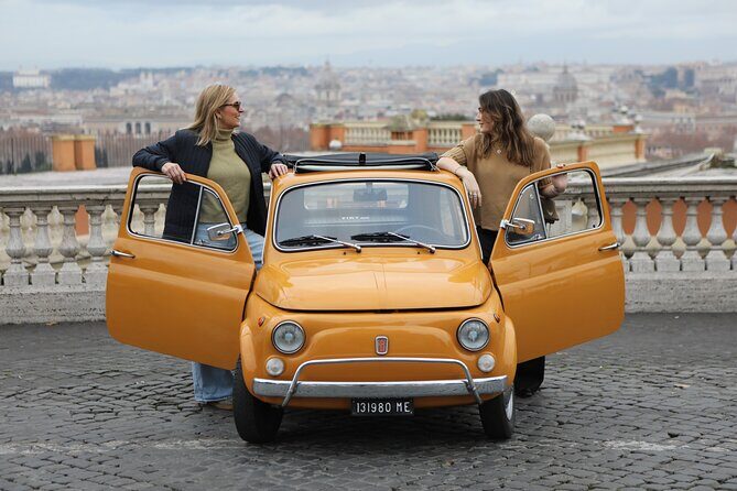 Fiat 500 Roma Professional Photography Service - Trastevere drive-by storytelling: a Rome lesson beyond the postcard