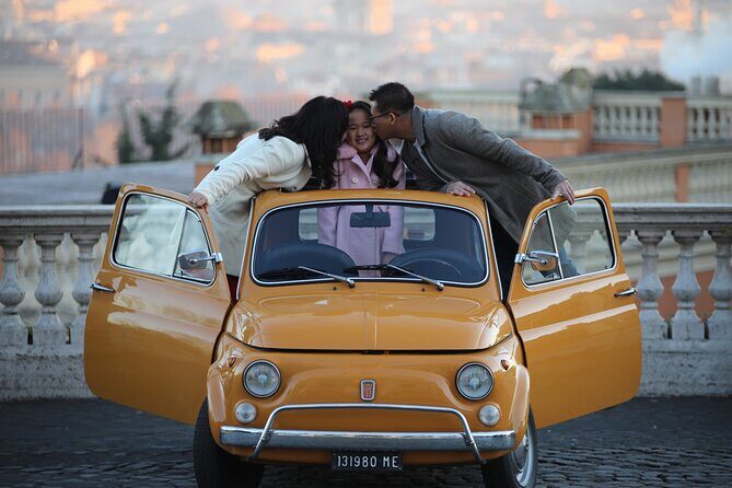 Fiat 500 Roma Professional Photography Service - The photography part: you’ll get help, not just a camera click