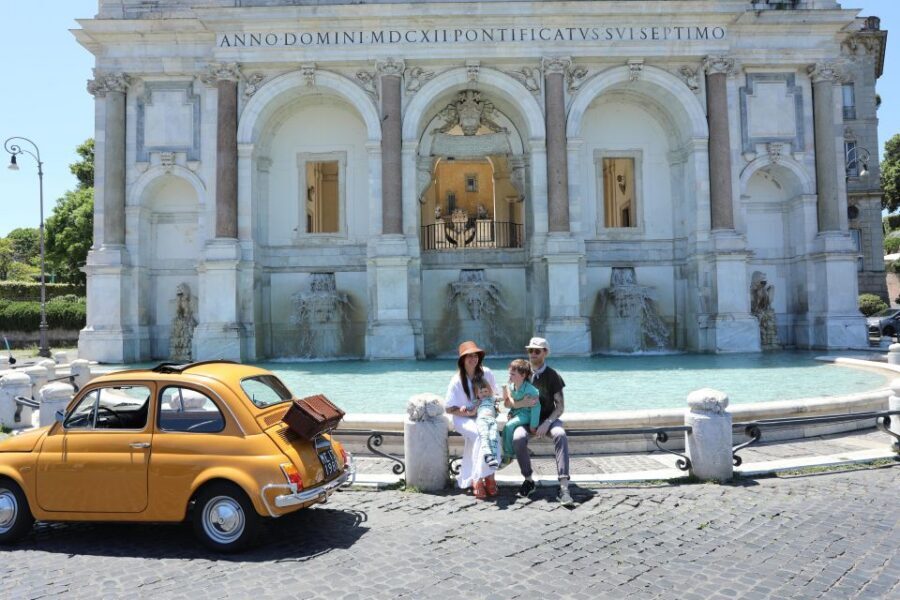 Fiat Cinquecento Vintage Rome City & Photo Tour - Meeting at Caffè Oppio by the Colosseum