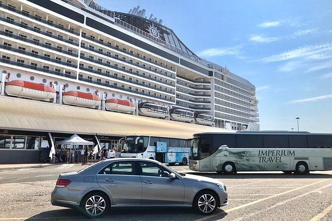 Fiumicino Airport (FCO) to Civitavecchia Port - Private Transfer - Pier drop-off: entering the cruise area changes your arrival game