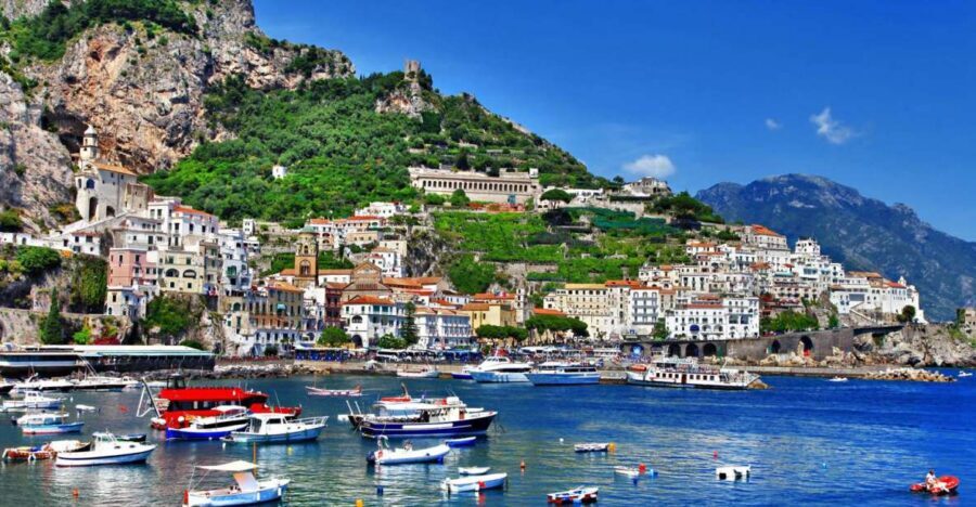 From Naples: Amalfi Coast Highlights Tour by Car and Boat - Amalfi town time: shopping, lunch, and the port connection