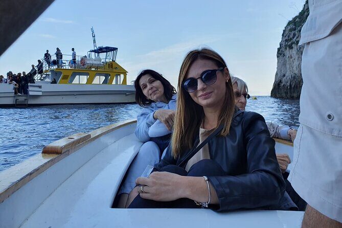 From Naples: Capri Island Tour with Lunch and Blue Grotto - The Faraglioni boat cruise: seeing Capri’s icons without sprinting