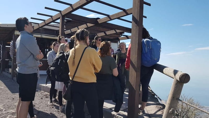From Naples: Day Trip to Mount Vesuvius - The short walk from 1,000 meters to the crater