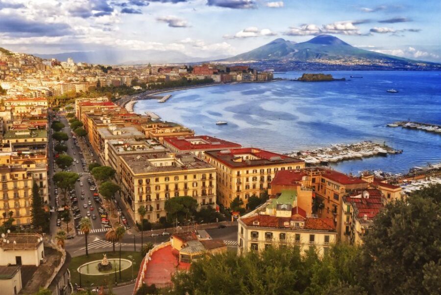 From Naples: Half-Day City Walking & Bus Tour Gulf of Naples - Galleria Umberto I and the Espresso Napoletano Pause