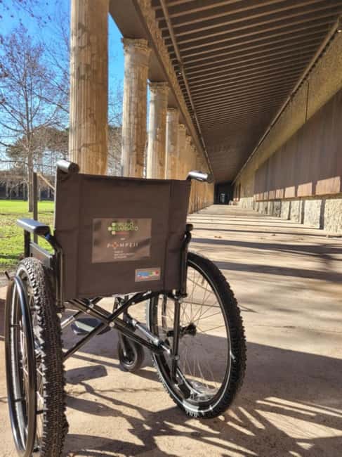 From Naples: Pompeii Wheelchair-accessible with a Guide - From Naples to Pompeii with a ramp van that actually helps