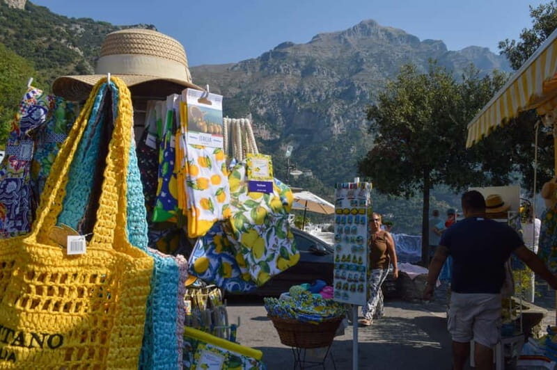 From Naples/Salerno: Pompeii, Sorrento and Amalfi Coast Tour - Sorrento in 2 hours: ceramics, inlays, and limoncello breaks