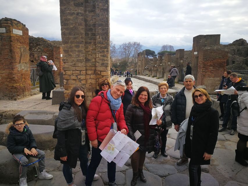 From Naples/Salerno : Positano , Pompeii & Sorrento Day Tour - Pompeii ruins: making the most of two hours on your own