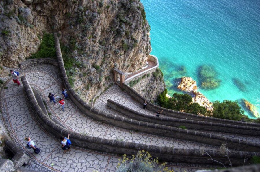From Pompei: Capri shared tour - The sea crossing from the Sorrento coast: views, timing, and seasickness reality