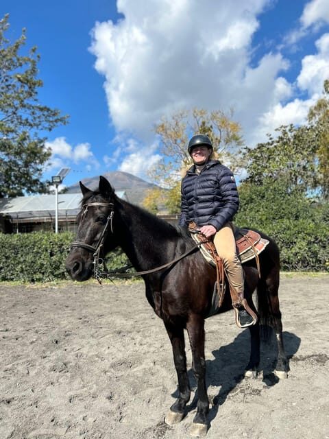 From Pompeii: Mount Vesuvius Horseback Riding Tour - Small Group Guidance: Up to 6 People (and English Help)