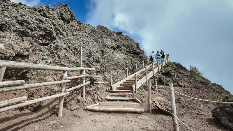 From Pompeii: Mount Vesuvius with bus, ticket and audioguide - Meeting point at Hotel Vittoria and when you pick up tickets