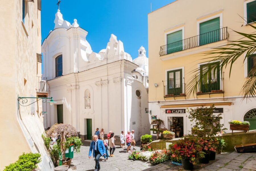 From Rome: Capri Guided Day Trip with Blue Grotto - Naples Marina Grande: The Boat Crossing Sets Your Pace