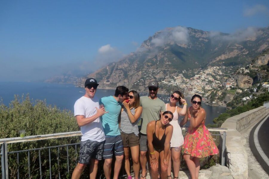 From Rome: Day Trip to the Amalfi Coast and Positano - Naples to Positano by Minivan: Coastal Views, with Less Hassle