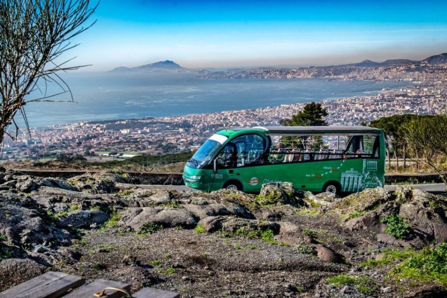 From Rome: Pompeii and Vesuvio Guided Day Trip with Lunch - Vesuvius by open GLT bus: views up around 1,000 meters
