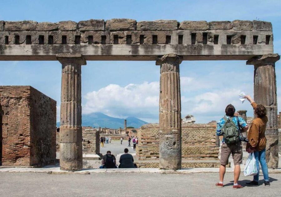 From Sorrento: Pompeii with an Archaeological Guide & Ticket - The archaeologist guide and headsets: hearing the story in crowds