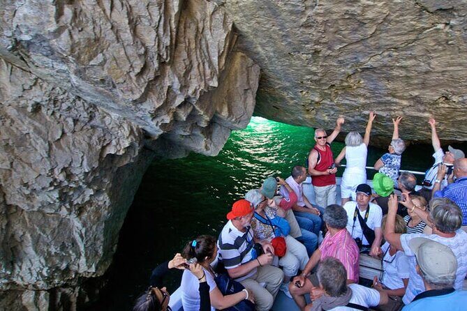 Full Day Capri Tour from Pompeii by Small Ferry Boat - Capri boat tour highlights: Faraglioni and the grotto circuit