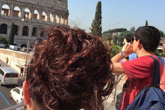 Full Day Civitavecchia Shore Private Excursion of Rome Highlights & Colosseum - Circus Maximus views from the road, plus the Gianicolo panorama