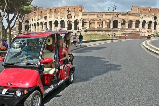 Full day private guided tour of Rome by golf-cart & Colosseum and Roman Forum - Arch of Titus: A Ticketed Finale