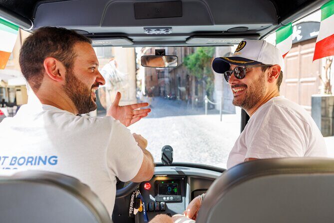 Fun Golf Cart Tour with Music and Gelato in Rome - Key things to know before you roll