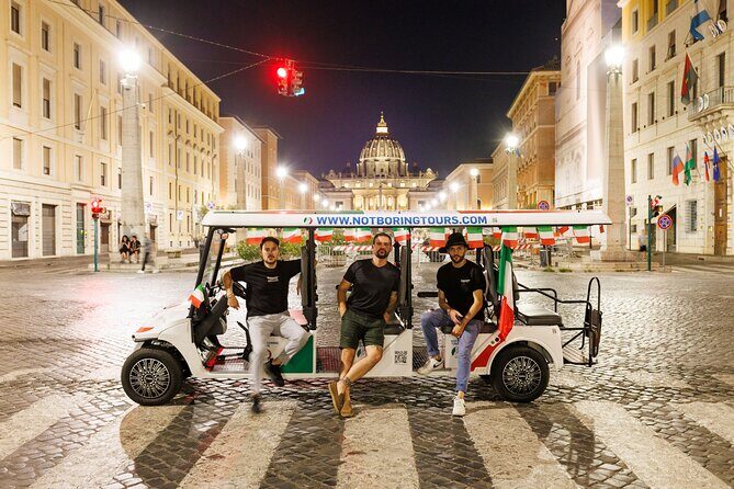 Fun Golf Cart Tour with Music and Gelato in Rome - Your guide turns a route into a story (Salvo, Salvatore, and Gabrielle)