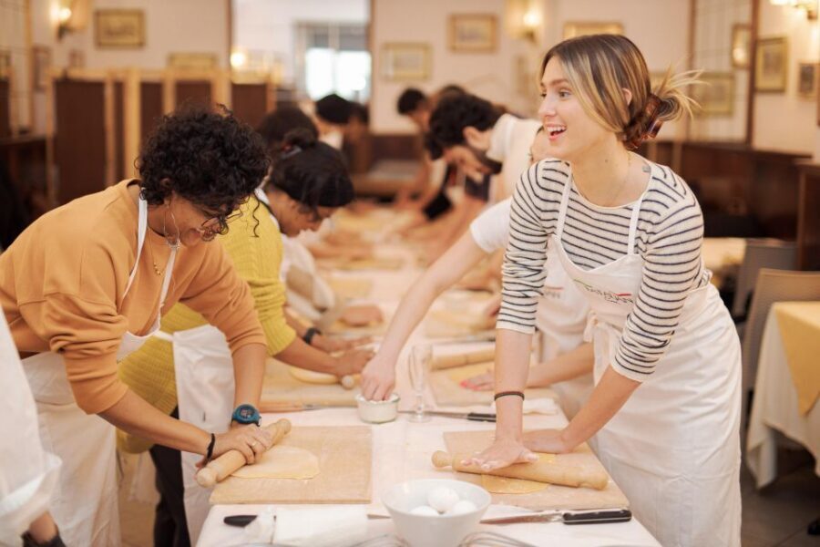 Gelato and Pasta Cooking Class in Rome - Piazza Navona - Your Pasta Gets Cooked For You (So You Can Enjoy It)