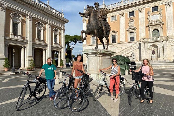 German E-Bike Tour durch Rom - Giardino degli Aranci: your scheduled Rome pause