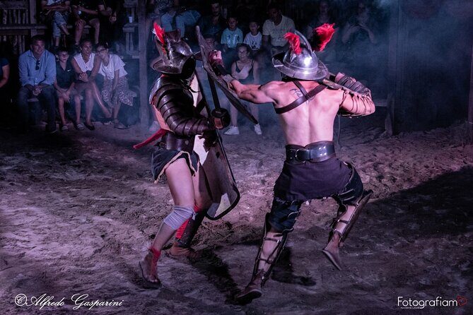 Gladiator school for adult - Weapons-and-Armor Training: Gladius, Shield, Trident, and Net