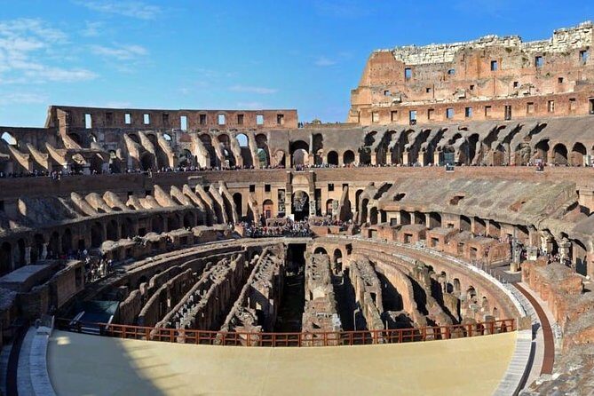 Gladiators Arena Tour with Colosseum First Level & Ancient Rome - Roman Forum Stop: Temples, the Center of Roman Life, and Julius Caesar’s Temple