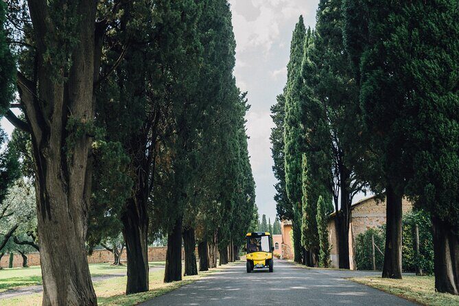 Golf Cart Driving Tour in Rome: 2.5 hrs Catacombs & Appian Way - Past Cecilia Metella, Up the Walls, and Toward Cestius’s Pyramid