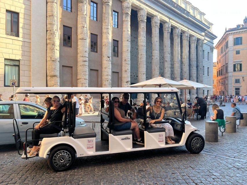 Golf Cart Tour of Rome: 3h with local guide and Gelato - Piazza Navona and the Pantheon: atmosphere without the slog