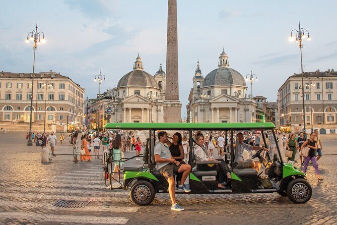 Golf Cart Tour Rome: An Express Adventure to the Top Sights - Vittoriano area and 360-degree angles from the cart