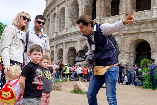 Guided Tour of the Colosseum and Roman Forums for Kids and Families with Marco - Priority Entry: Colosseum Arena access (skip the worst of the lines)
