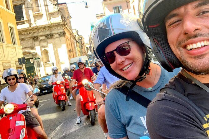 Guided Vespa Tour of Rome – Ride a Vespa with a Local Guide - Colosseum first: the story and the photo moment