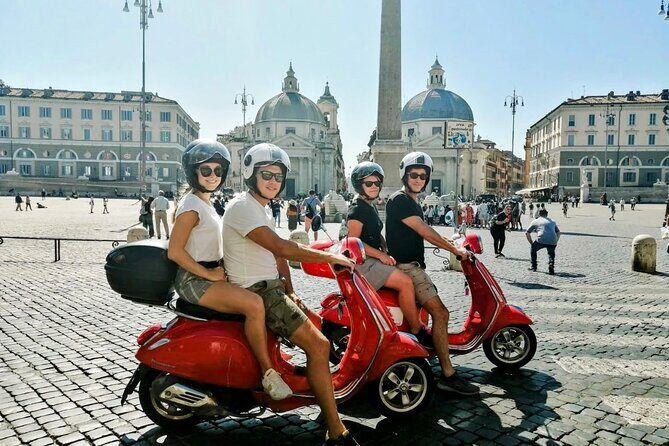 Guided Vespa Tour of Rome – Ride a Vespa with a Local Guide - Piazza Navona: Bernini’s Four Rivers in the middle of it all
