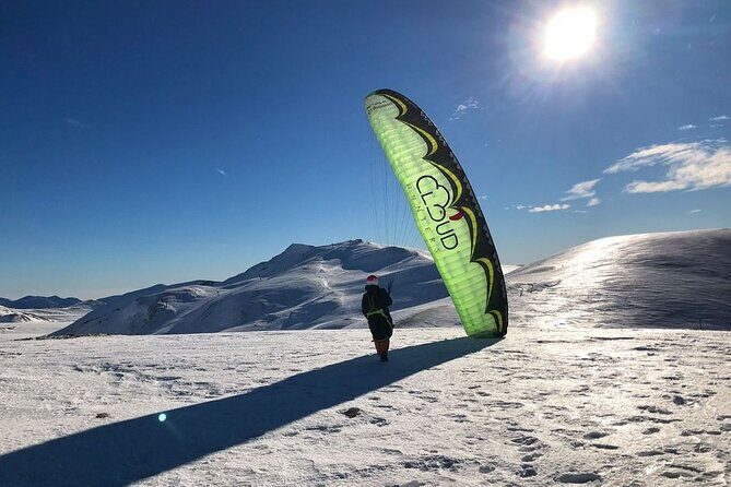 Half day private paragliding adventure in Rome - PETER PAN FLIGHT - Norma to Parco Archeologico dell’Antica Citta di Norba: Starting in Ruins