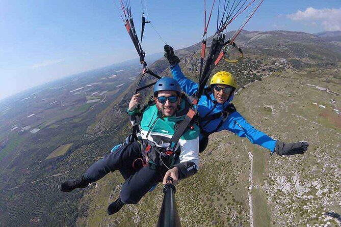 Half day private paragliding experience - ADVENTURE FLIGHT - The moment of takeoff: right wind, running steps, then lift
