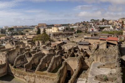 Herculaneum, Vesuvius and Pompeii Full Day Tour from Naples - Herculaneum Ruins: Frescoes, Villas, and a Self-Guided Flow