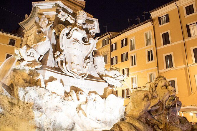 Illuminated Rome Tour for Kids&Families with Pizza&Gelato Tasting - Campo de’ Fiori at night: landmarks you can actually see
