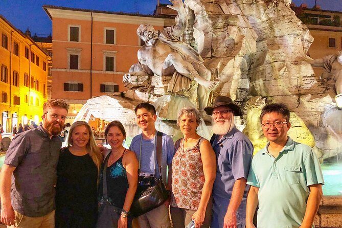 Jewish Ghetto and Campo Dè Fiori By Night Food, Wine and Sightseeing Tour - Teatro di Pompeo ruins and Roman pasta with wine