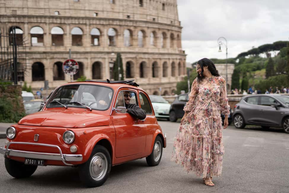 La Dolce Vita: Cruising Rome in a Classic Fiat 500 - Starting at Oppio Caffè: Easy Meeting, Clear Beginning