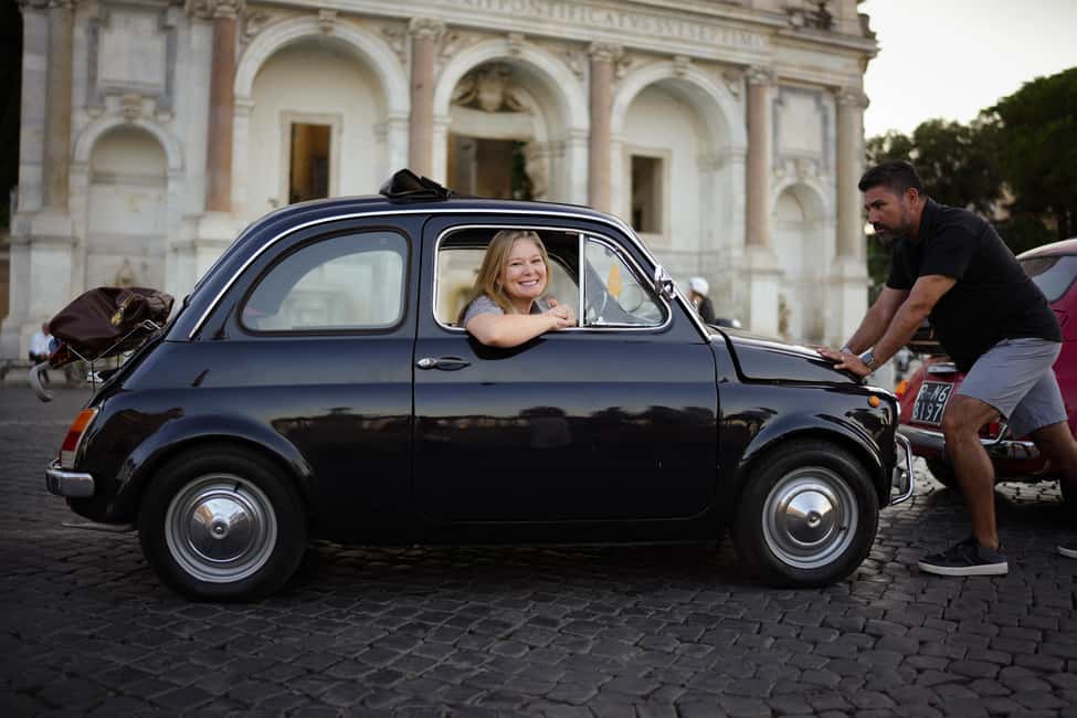 La Dolce Vita: Cruising Rome in a Classic Fiat 500 - Drive-By Highlights: Circus Maximus, Trastevere, and Castel Sant’Angelo