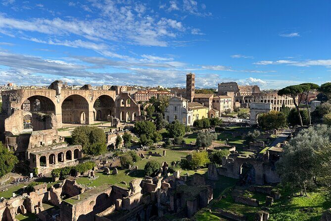 Last Entry Colosseum, Arena, Forum & Rooftop Aperitif Small Group - Rooftop aperitivo: the payoff view over Ancient Rome