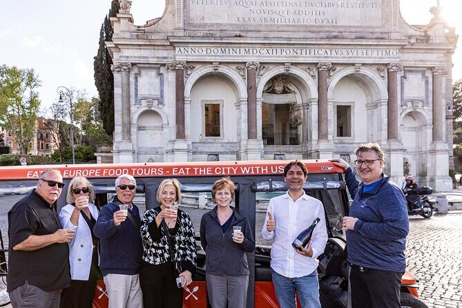 Late Night in Rome: VIP Golf Cart Drinks & Bites Tour - Trastevere, Testaccio, and Gianicolo: what each area adds